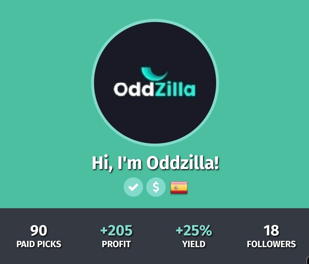 oddzillaTipster tweet picture