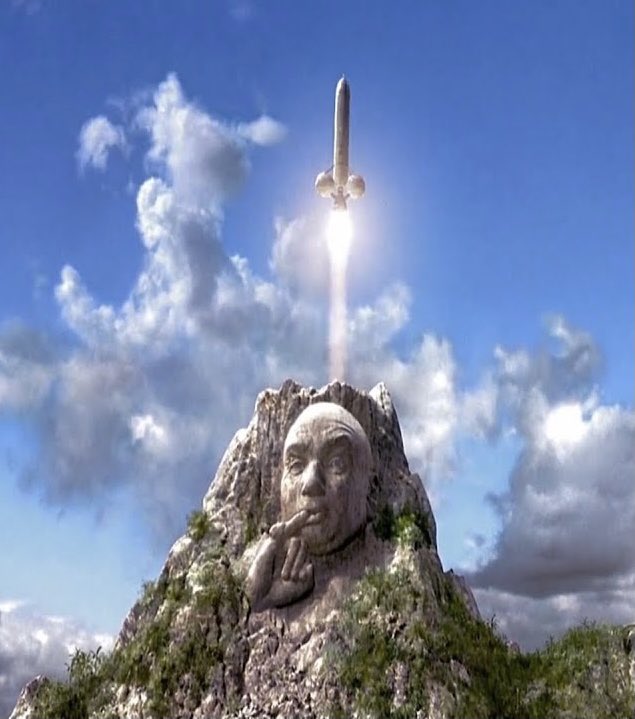 BardiaSalimi1's tweet photo. Fine I’ll say it!
Maybe
👏🏼
Instead
👏🏼
Of
👏🏼
Making
👏🏼
Spaceships
👏🏼
Billionaires
👏🏼
Should
👏🏼
Stop
👏🏼
Poverty
👏🏼
And I think that rocket looks like a PENIS! And it’s also like AUSTIN POWERS! #jeffbezosrocket https://t.co/xg2SwhmzeA