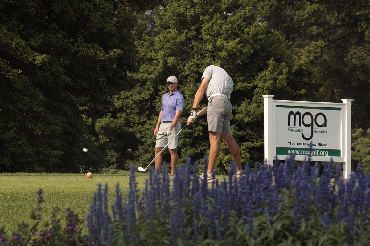 Morning light shining through on finals day at the Missouri Stroke Play Championship. Follow the scoring throughout today’s two-round finale at MoGolf.org
