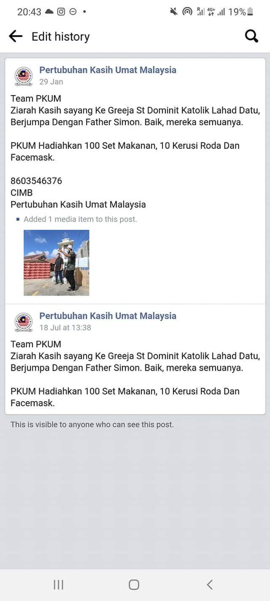 AmenoWorld's tweet photo. Kat Facebook makin panas isu Cap, Nadir VS UEL neh. Hari ini Ustaz Salman Ali dedahkan Page Pertubuhan Kasih Umat Malaysia padamkan no akaun bank dari post² lama mereka. Ustaz Salman minta penjelasan. Apa agaknya berlaku ye? Bersambung episode seterusnya, esok. https://t.co/ojzqw9qaBq