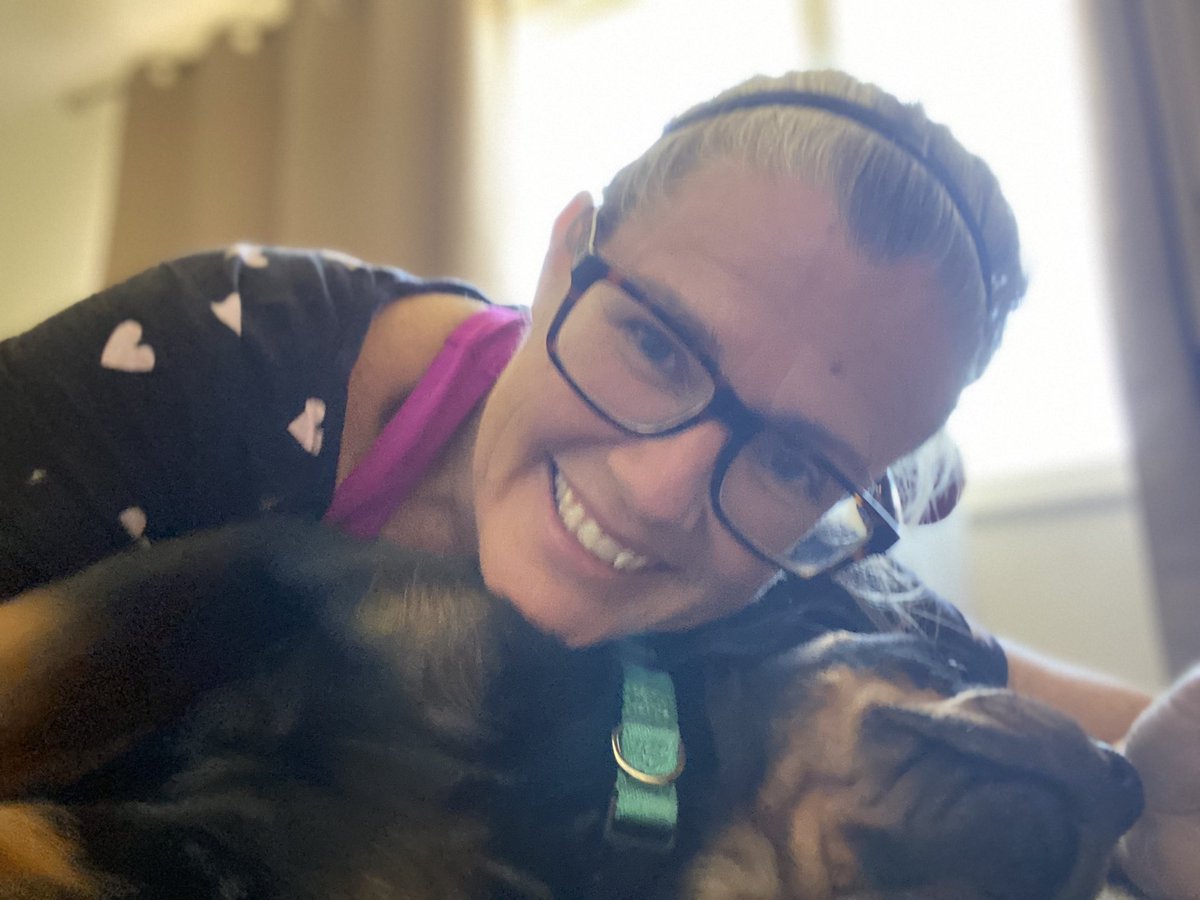 Sdeyoung1's tweet image. @EVERFIK12 Our puppy Georgie attempted to have the LearnOn be about him by chewing through the wire to cut off the WiFi. Thank goodness for personal hotspot on my phone. Thank you for an incredible LearnOn. 😊🙌#LearnOn2021