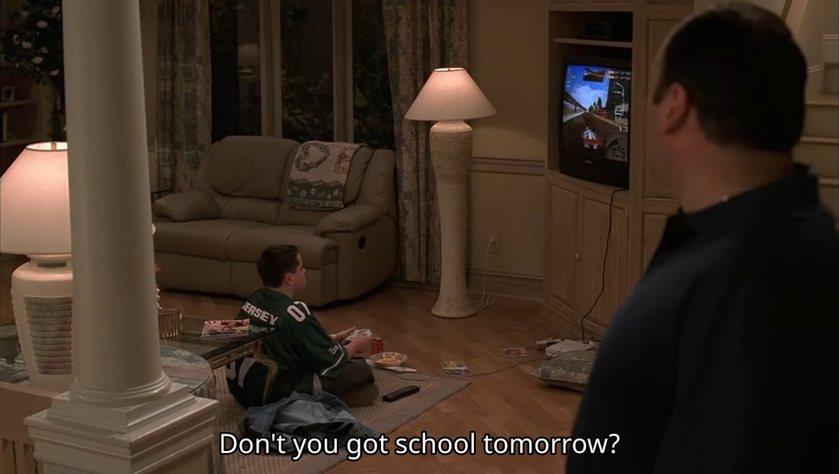 SEGADCAesthetic's tweet photo. Dreamcast featured in The Sopranos (S2E10 'Bust Out')

AJ is playing Flag to Flag placing 26th in his second lap.

#Sopranos #Sega #Dreamcast #ItsThinking #SegaForever #DCAesthetic #Racing 

@ajsopranoshirts @sopranos_vibes @oocsopranos @SopranosWorld https://t.co/7sCG7seeRy
