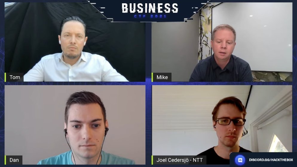 soliveruk's tweet photo. Hugely enjoying this panel at #HTBBusinessCTF2021. Link here: https://t.co/UH3aOB2Itr https://t.co/xjT3jgmcNx