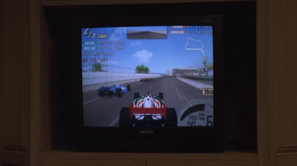 SEGADCAesthetic's tweet photo. Dreamcast featured in The Sopranos (S2E10 'Bust Out')

AJ is playing Flag to Flag placing 26th in his second lap.

#Sopranos #Sega #Dreamcast #ItsThinking #SegaForever #DCAesthetic #Racing 

@ajsopranoshirts @sopranos_vibes @oocsopranos @SopranosWorld https://t.co/7sCG7seeRy