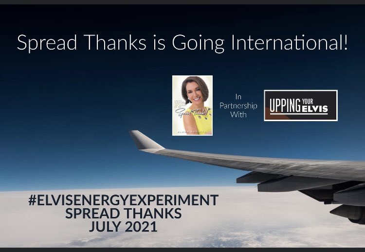 Elena_M_Anguita's tweet photo. Spread Thanks is going International!  In partnership with Chris Barez-Brown, author of the book "Upping Your Elvis," we are branching out into the UK!  Learn more about the Spread Thanks Experiment, and how being thankful has an impact on our emotional and spiritual energy. https://t.co/UJ6VVsCtVM