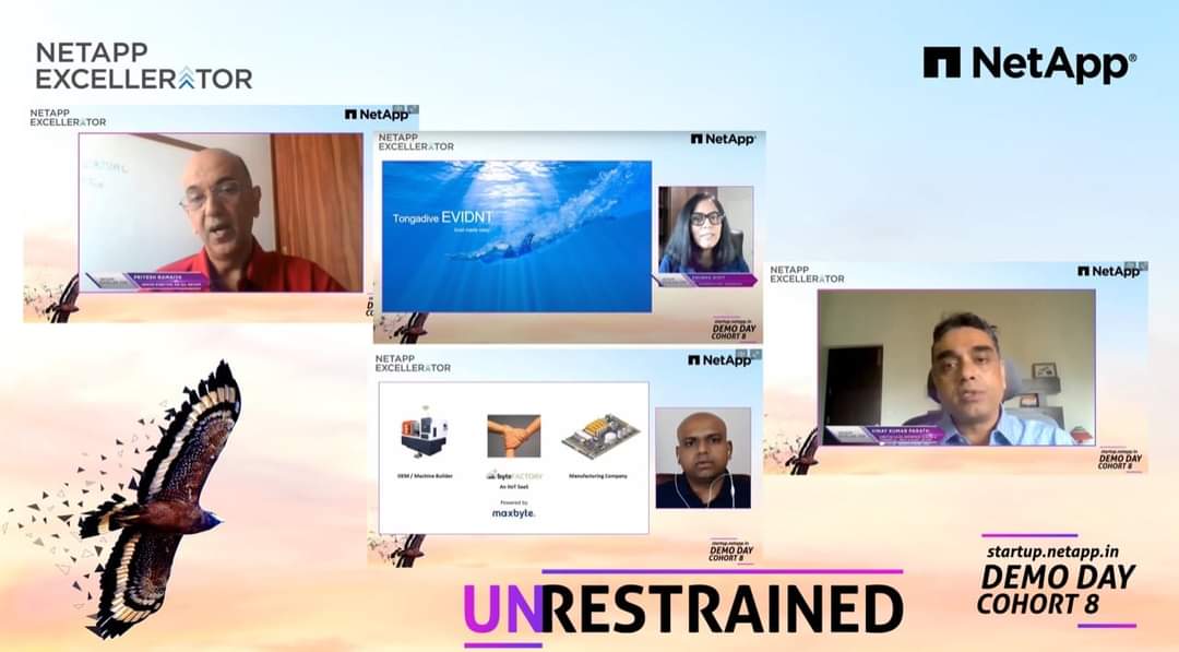 vkparath's tweet photo. #NetAppExcellerator #DemoDay pitch by #Tongadive
 -Blockchain-based provenance tracking by EVIDNT and 
Maxbyte Technologies- byteFACTORY, enabling intelligent industries for flexibility, productivity, and sustainability. https://t.co/cjWK6jbZ8O