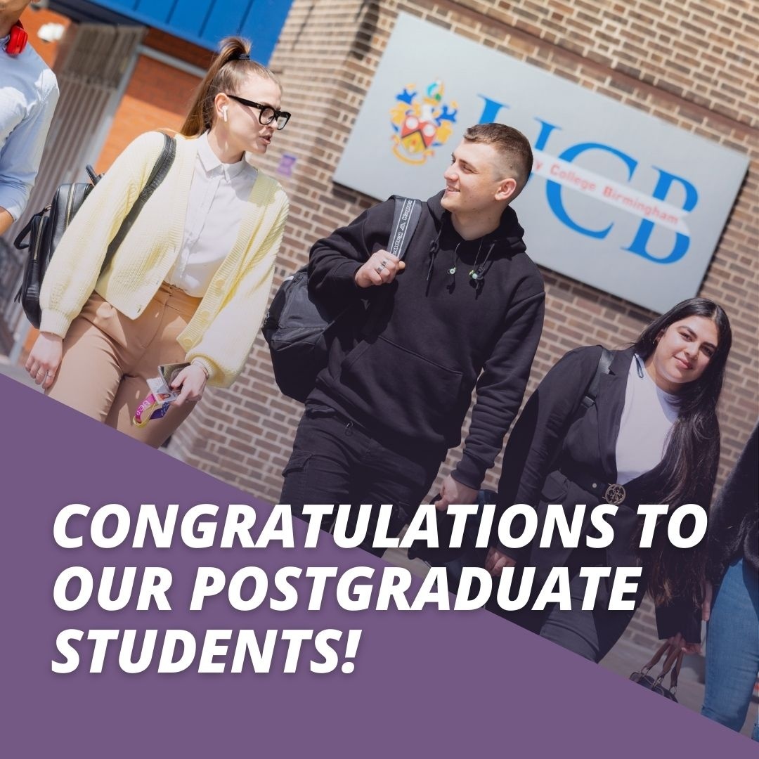 UCBofficial's tweet photo. 🎓 Well done to our fantastic postgraduate students who have received their final grades!

You’ve worked so hard over what’s been an unusual couple of years, and we’re so proud of everything you’ve achieved. 

We wish you every success in the future. Congratulations! 🎉 https://t.co/GYOd3dtAEi