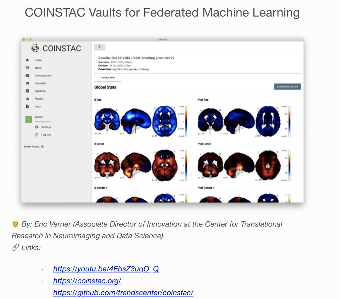 CenterTrends's tweet image. Have you seen the #braindata sharing newsletter? Our wonderful COINS team was featured for our new federated #machinelearning grant. Proud of @everner
 and the COINS team for their hard work and pioneering efforts in #dataprivacy