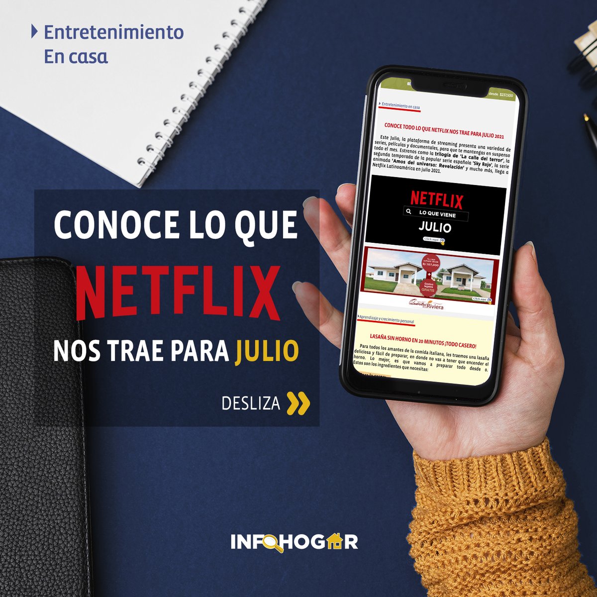 infohogarPTY's tweet photo. ¿Ya viste nuestro Newsletter? 🤩
​
​Es GRATIS, Así que suscríbete con sólo un clic en el enlace de nuestra biografía.
​
​También puedes leerlo en nuestra página web https://t.co/0fPyoeVyqu
​
​Recuerda… ¡Cada día somos más!
​
​#Infohogar #Panamá #PTY #BúscaloYa https://t.co/ejSHcGKxHb
