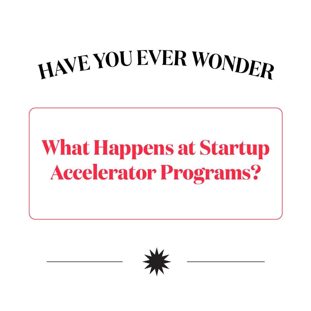 😎Have you ever wondered What happens at Startup Accelerator Programs and how do they help startups?
👉Come to hear all about this topis at our next virtual panel chat: Startup Accelerator Programs: The Good, the Bad and the Ugly about them!