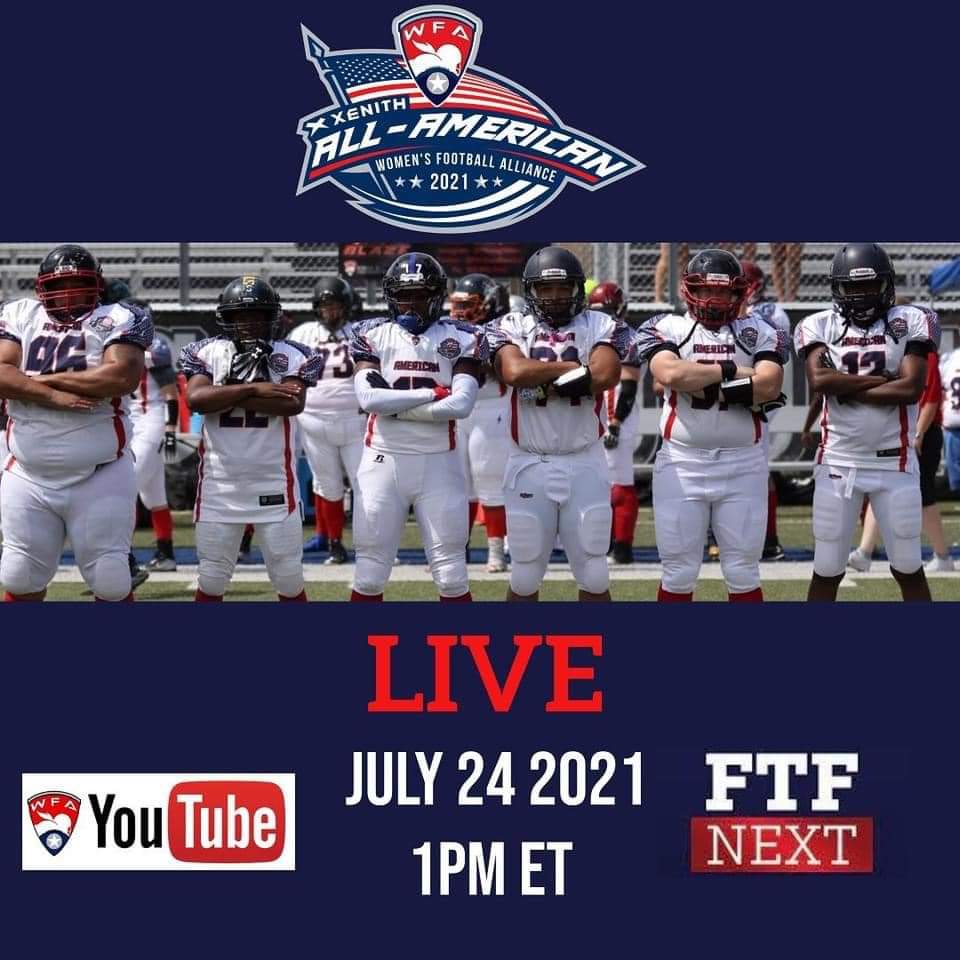 Catch us live <a href="/WFAfootball/">Women's Pro Football</a> Championship Weekend