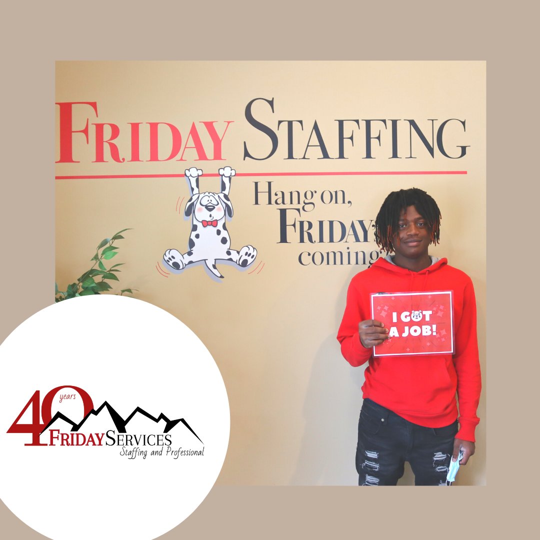 We are SO proud of Jimmy as he started his new job last week! 💼⁠
⁠
Friday Services works hard to place the right people in the right job. If you’re looking for a job, we would love to assist you in the process.⁠
⁠
Learn more by clicking the link in our bio!