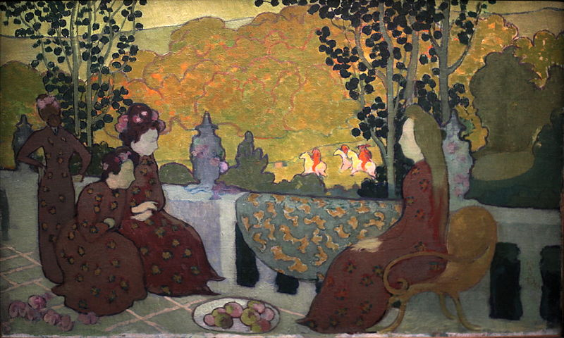 Maurice Denis
Soir de septembre c1891
#art #paintings #LesNabis #MauriceDenis #frenchartists