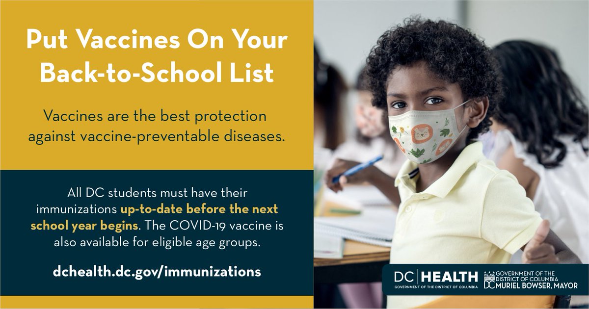OSSEDC's tweet photo. All District children need to be up-to-date on their immunizations before next school year. Talk to your child’s doctor today about how to #GetBackonTrack and ready for school-entry with their vaccinations. https://t.co/oeyxoztz0A https://t.co/TZIOQy8Lo1