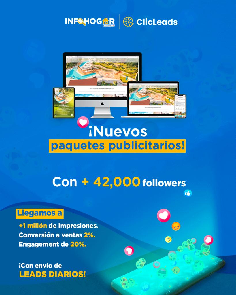 ¿Estás buscando llegar a tu público objetivo de forma rápida?
💥Estamos aquí para ayudarte a lograrlo!
En <a href="/infohogarPTY/">Infohogar Panamá</a> @clicleads Somos creativos digitales, expertos generando leads mediante campañas optimizadas.
Inf. al 📞 388-9445 📲 (507) 6291-5154