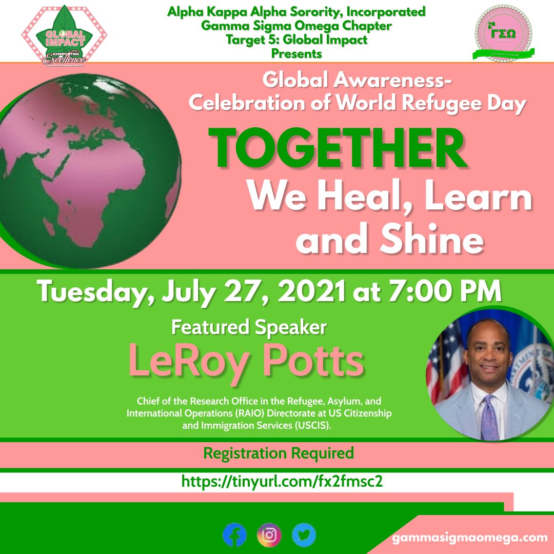 AKA_GSO's tweet photo. Virtual Information Session with Mr. LeRoy G. Potts. Register
https://t.co/jZjKWN6Kf9 or visit https://t.co/whJlqBbGzJ. #globalimpact #TargetV #aka1908 #gammasigmaomega #servingsignificantly https://t.co/wDD8ChS4Wd