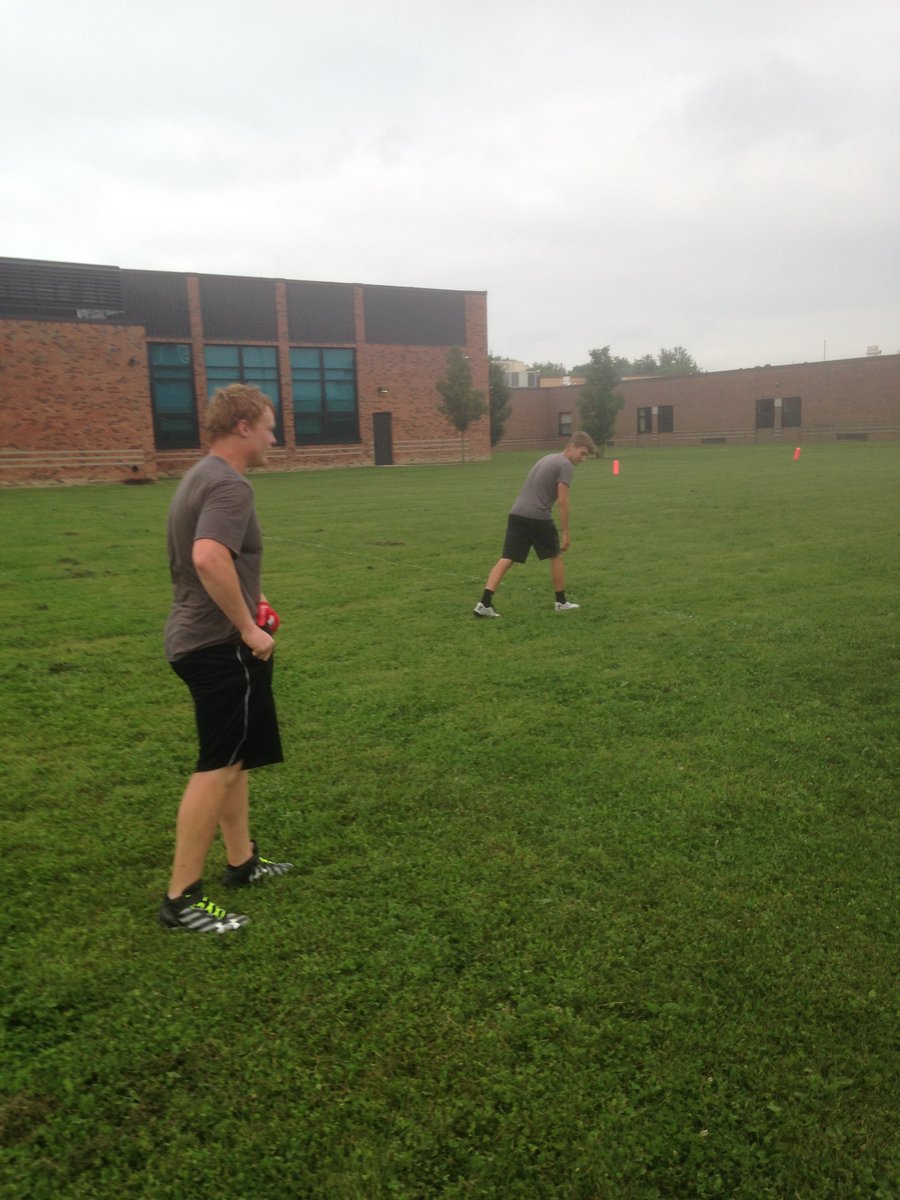 CapacFootball's tweet photo. Good workout on Tuesday.  Team Tyson gets the Gatorade for taking it to Team Fahley.  Workouts next Tuesday and Wednesday at 6:00pm.  Remember your physicals.  Only 36 days to New Haven.  Go Chiefs! https://t.co/FJIki7zeKo