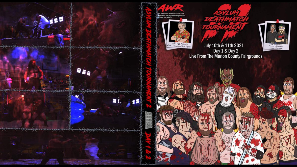 smartmarkvideo's tweet photo. #NewOnSMV from @AWRLIFE 
Asylum Deathmatch Tournament 2 (7/10&amp;11/21) #adt2 

BR/DVD: https://t.co/JNa9XpS7si

MP4: https://t.co/y4HNoPfAxD https://t.co/5ZdG0qklfg