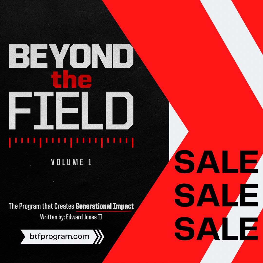 BTF_Program's tweet photo. ๐จ6 DAYS LEFT๐จ
The #BeyondTheField EBook is on sale for $10!
#PlayerDevelopment #PlayerRelations #PlayerEngagement
Get your copy and create impact: https://t.co/gG7ROlDtOd https://t.co/w8XtBx3u6K