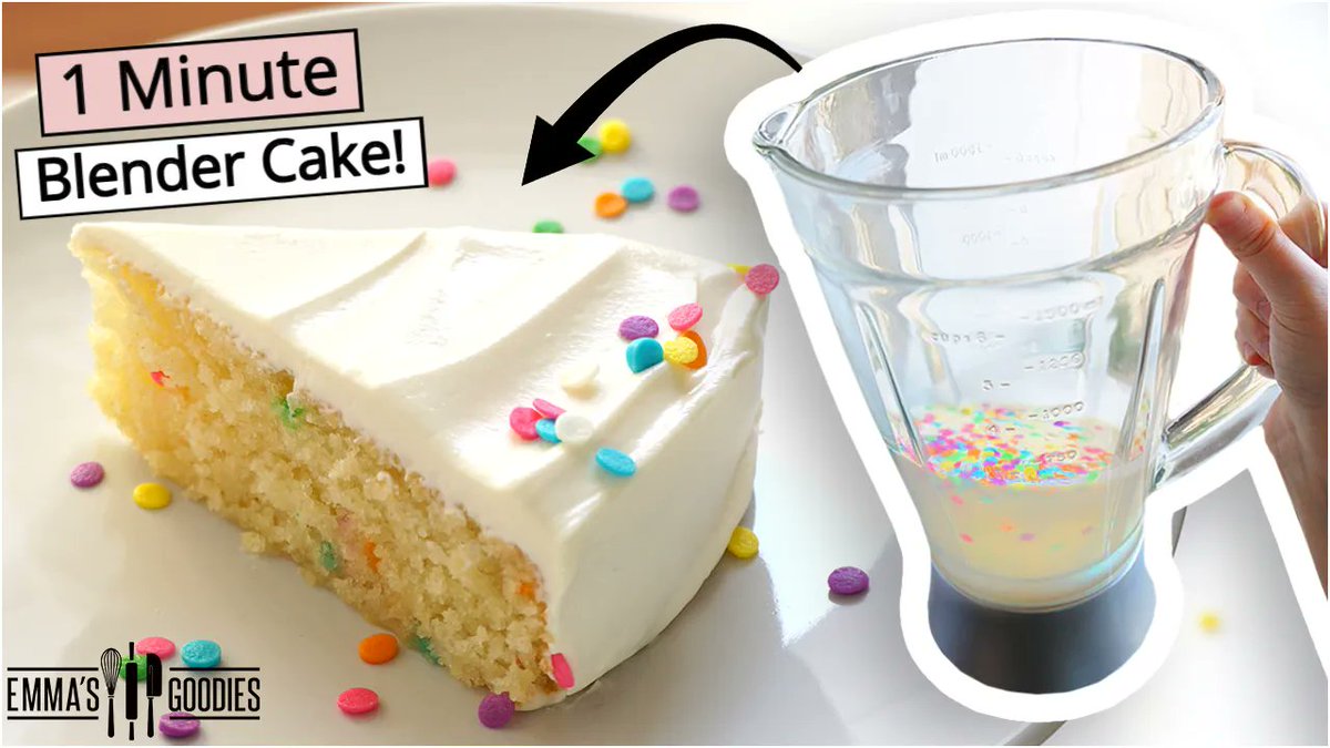 New video!! 1 minute Blender Birthday Cake!! You wanted the vanilla version, so how could I not make it for u!! 🍰🔥
youtu.be/eC1otjVvOyM
.
.
.

#vanilla #cake #vanillacake #birthdaycake #blendercake #emmasgoodies #ilovecake #cakeporn #cakedesign #instafood #foodpics