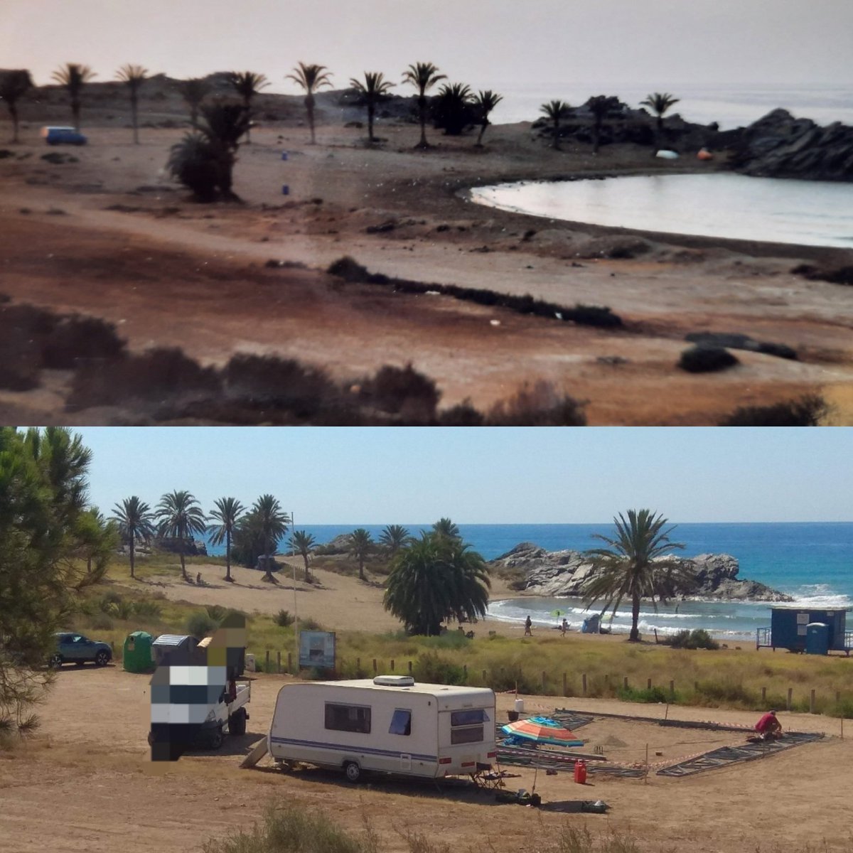 Cuando el pasado y el presente se chocan de frente y no tienen nada que ver... #percheles #proteccionpaisajistica derruida #NosinPerchelesNatural #costas <a href="/asociacionanse/">Anse (cuenta inactiva)</a> <a href="/murcianatural/">Destino Natura Región de Murcia</a> <a href="/regiondemurcia/">Gobierno de la Región de Murcia</a> <a href="/LopezMirasF/">Fernando López Miras</a>