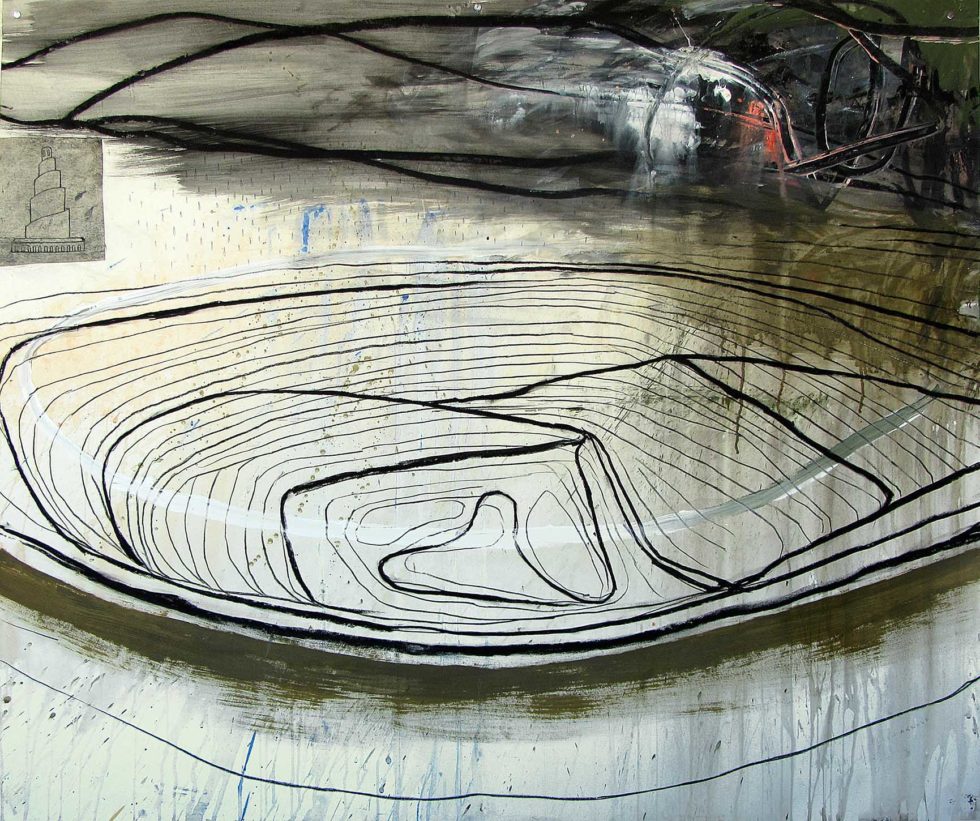 Today is the Global Day Against Mining. Mining is the most destructive human activity on Earth. 
Mining destroys our Mother Earth, the one and only planet we know of who supports life. Mining destroys the sacred. Mining destroys life. 
#ProtectThackerPass
Art by Jean Arnold.