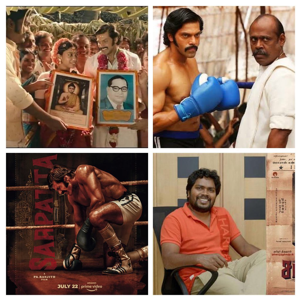 Music_Santhosh's tweet photo. I am so happy for @beemji, @arya_offl and Pasupathi sir for the success of #SarpattaParambarai . It is a very important victory. Wishes to the entire team and my dearest musicians.  #NeeyeOli https://t.co/G4YMg8MuW4