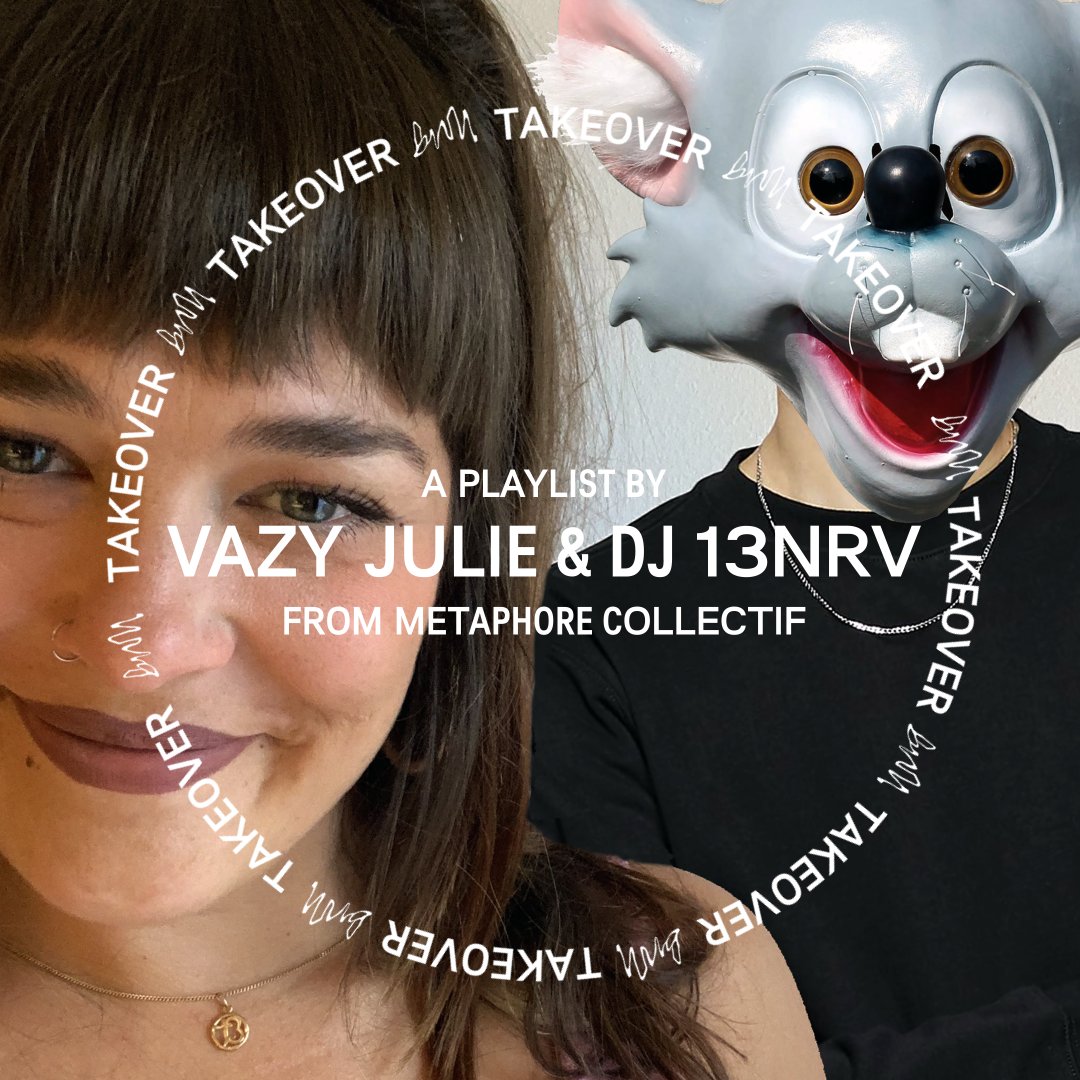 oof ! On a fait une playlist pour le <a href="/balletmarseille/">Ballet national de Marseille</a> avec le crew <a href="/MetaphoreCo/">Metaphore Collectif</a> 🖤
Pas de 4-4-2 mais du b2b, avec d'un côté les sales gosses, #Israfil et #Shlagga, et de l'autre la patronne et le rat, <a href="/VazyJulie/">Vazy Julie</a> et moi même.
 🎶 bit.ly/bnmvj13nrv