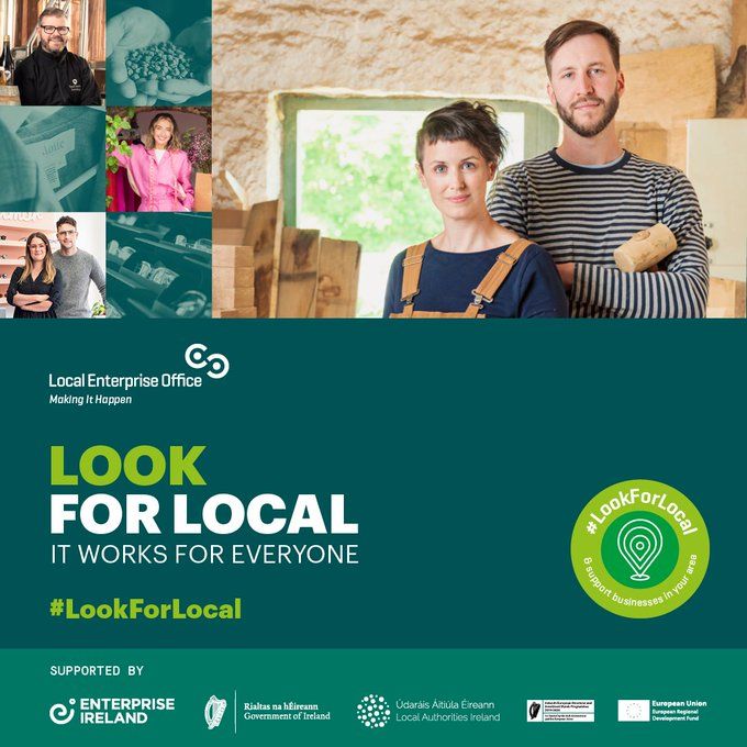 "Every Euro you spend with a local business is an investment in the community around it &amp; the quality of goods, services and experiences on our doorstep is second to none." <a href="/pama_mc/">Padraic McElwee</a> on why it's important to #LookForLocal!
Read at buff.ly/3qT1RIS
<a href="/LEOCountyClare/">LEO Clare</a> <a href="/entirl/">Enterprise Ireland</a>