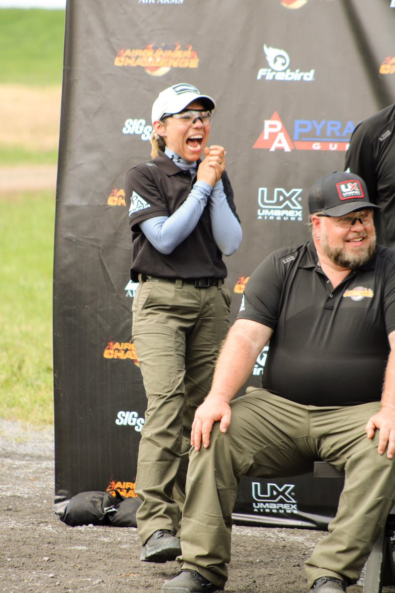 AirgunnerTV's tweet image. We can’t get enough of @GabbyFrancoTS4 infectious smile! Congrats on her win in last night’s challenge with the Daystate Delta Wolf!
.
Watch her go Live on Instagram tonight 8:00ET with host @rossimorreale to talk about the behind the scenes!