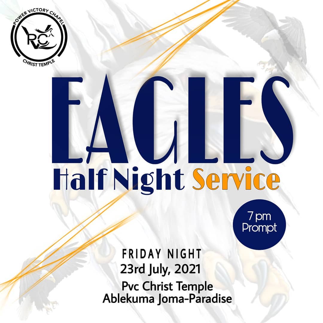 Christ_temple__'s tweet photo. This Friday evening at Pvc Christ Temple... We take off with Eagles half night service !! Soaring higher 🙏

#pvc #pvcchristtemple #christ #powervictorychapel #powervictory https://t.co/yxrWDnGm8T