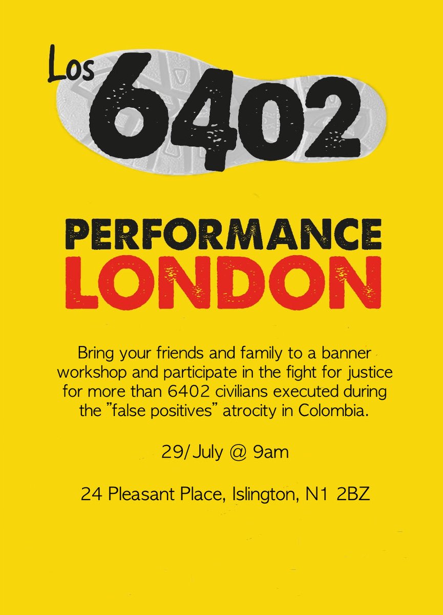 NocturnalDoom's tweet photo. Honouring the 6402 victims of the false positives atrocity @MAFAPOCOLOMBIA @MafapoT
Photos from @volAndo_4 #mafapo #falsospositivos #6402londonperformance #weknowwhogavetheorder https://t.co/jlAsntZnth