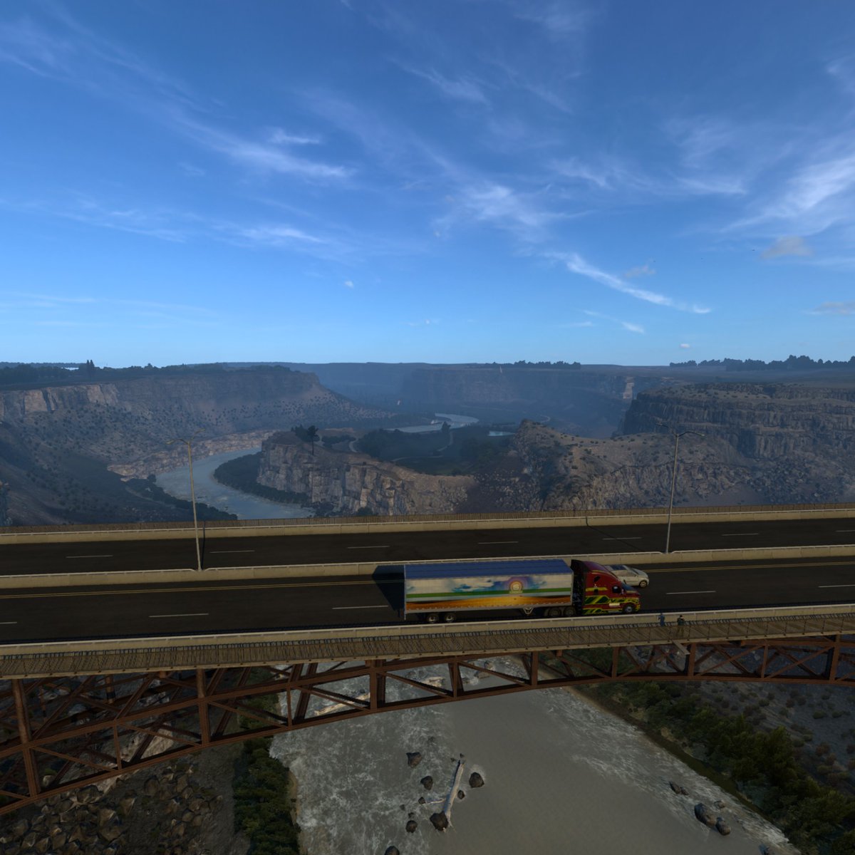 icecdriver's tweet photo. ついにラストだ #ATS のイベント #IDAHOSPUDS
7本目は650kmほど
無事に配送完了してイベントクリア
#SCSsoftware https://t.co/LFitVb7nlZ