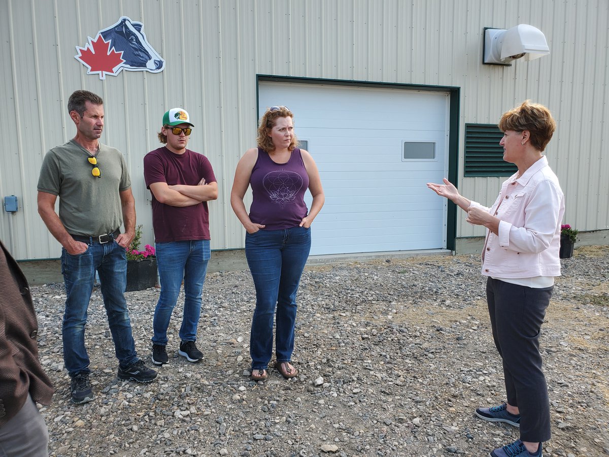 #Manitoba farmer Lana messaged me on Facebook.

She said I had to see with my own eyes the hardship she’s facing feeding her cows, growing crops &amp; the grasshoppers plaguing her land.

Lana, we’re listening, ready to help.