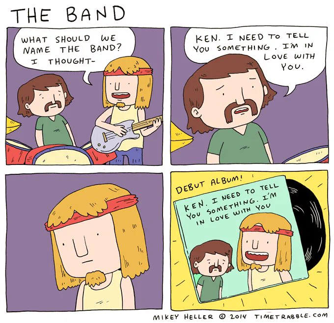 this is my old comic about a band 