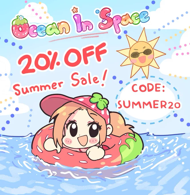 I'm having a 20% off sale in my shop all weekend 🥰 Use the code SUMMER20 for 20% off now thru Sunday~
https://t.co/uLYmFRm6U7 
