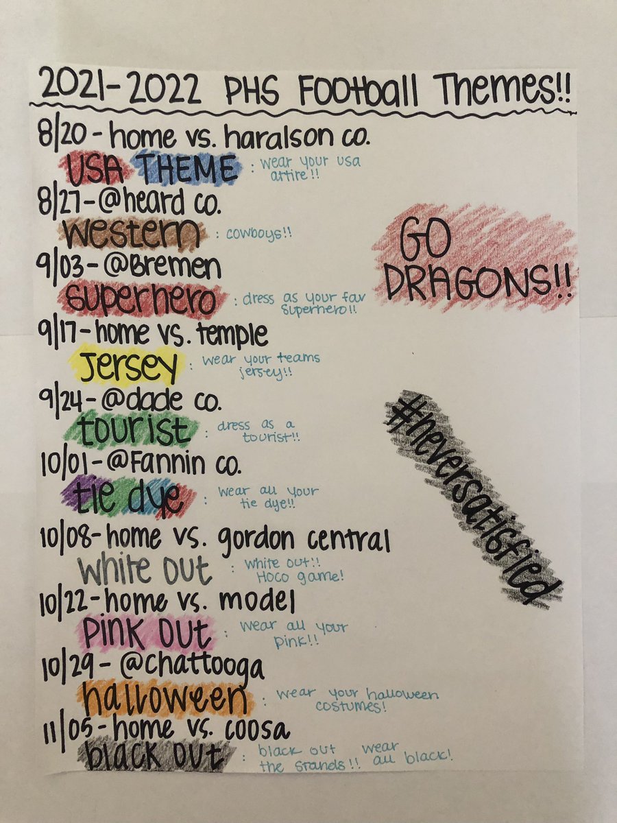 football themes for this season!!! just a few more weeks until we’re under the Friday night lights!!!! 💛🤍🖤 #neversatisfied #godragons <a href="/PHSDragonsFB/">Pepperell Dragons Football</a> <a href="/Pepperell_Pulse/">Pepperell High School</a> @PHSDragon1 <a href="/HeadCoachHurst/">Rick Hurst</a>