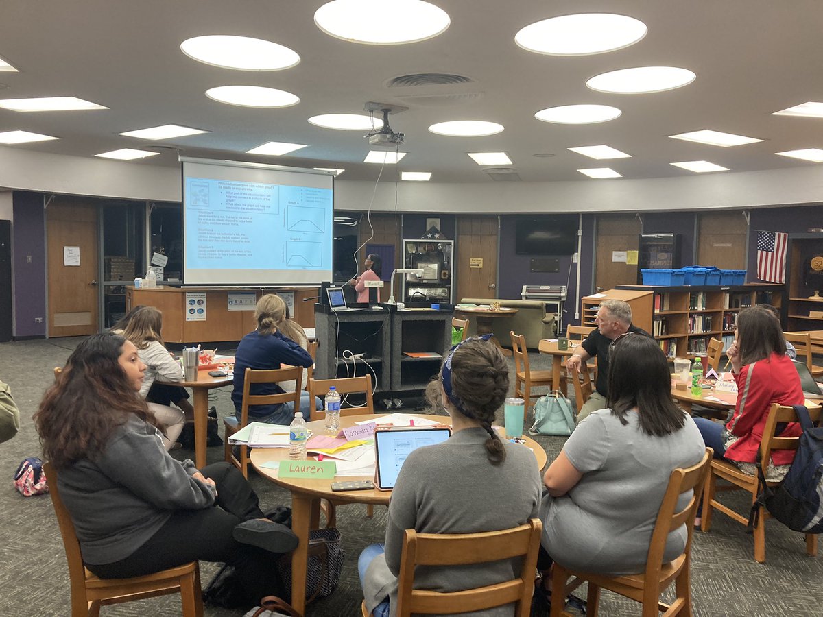 JRParris72's tweet photo. Such powerful conversations & learning around remediation vs bridging & accelerating in Day 2 of Accelerating Mastery of Unfinished Learning. Check out one of the school leaders (Andrea Short) from @HustlinTigers sharing her math thinking with the group. @TDGMath #HCS_Math https://t.co/cSKHd1rNdH