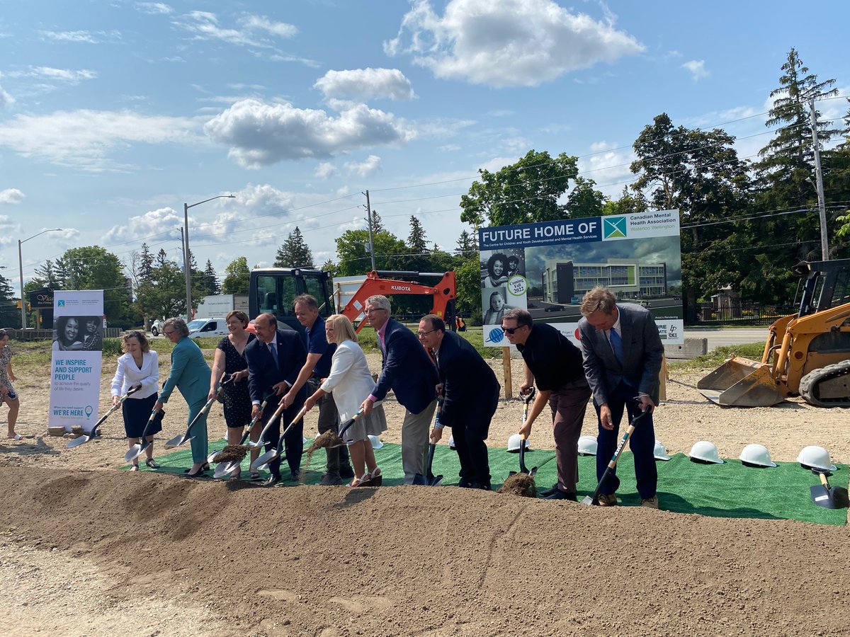 It’s official the shovels are in the ground - celebrating the future home of our Centre for Children &amp; Youth Mental Health &amp; Developmental Services #MH4Kids