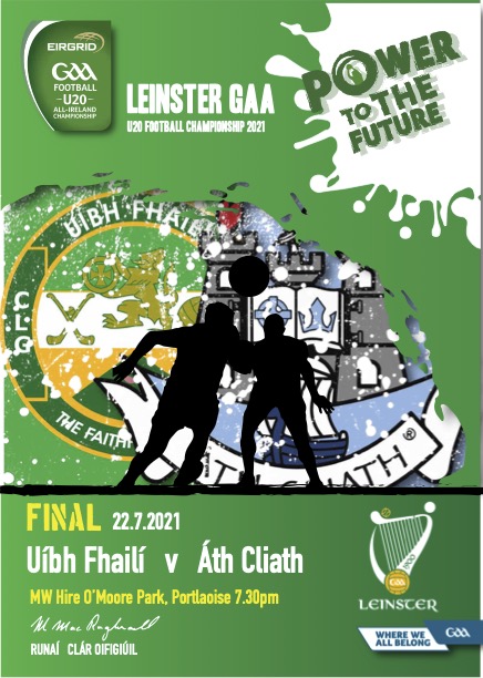 gaaleinster's tweet photo. Tonight Dublin and Offaly lock horns in the @EirGrid Leinster GAA U20 Football Championship Final.

Read up on all the relevant info in the Official Match-Day Programme here 👇

🗞️ https://t.co/Vi63awMUPv

#LeinsterGAA | #PowerToTheFuture https://t.co/YpmjrVys48