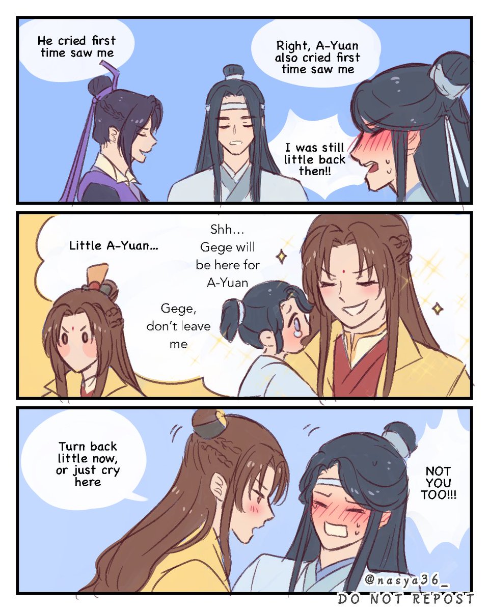 married ZhuiLing and their daily conversations with the elders
they enjoy teasing Sizhui 