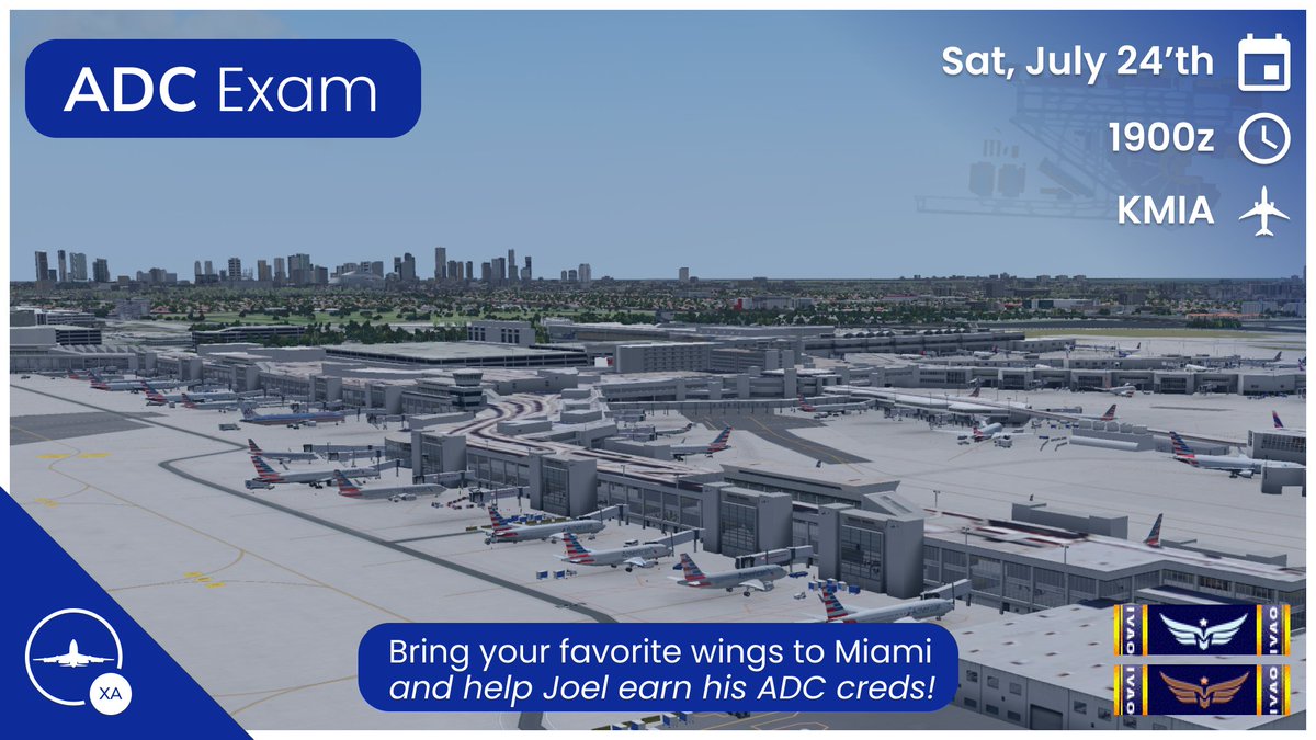 ADC Exam Alert!
This Saturday, come join us in support of Joel's ADC Exam.
IFR &amp; VFR welcome.  See you there!