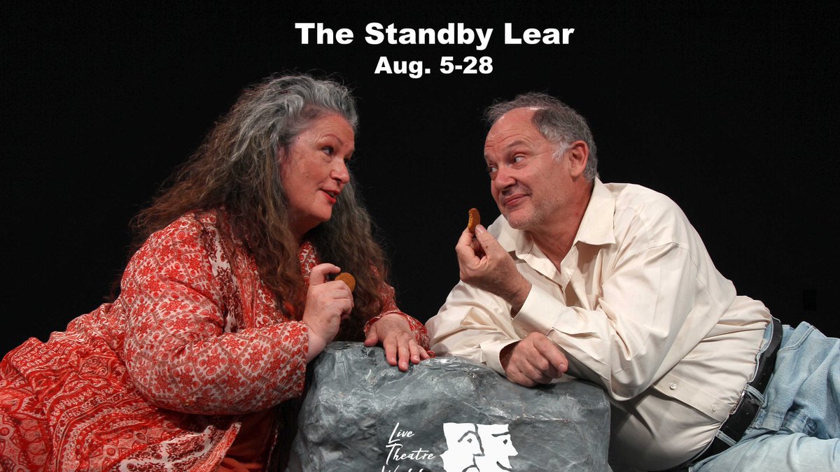 David Alexander Johnston is Augie and Molly Lyons is Augie's wife Anna in the upcoming Mainstage production of “The Standby Lear” written by New York-based playwright John W. Lowell. It's a first staging at Live Theatre Workshop!
livetheatreworkshop.org/shows/main-soo…