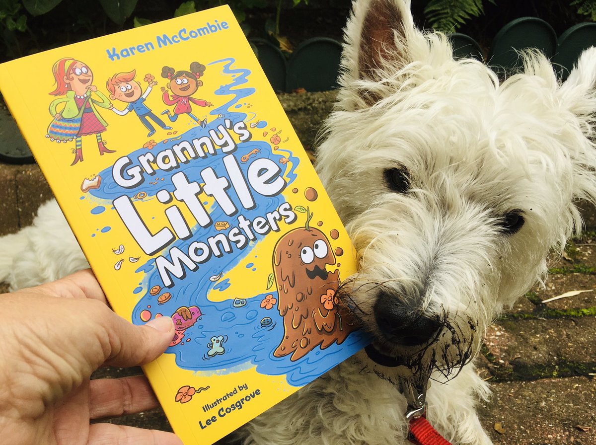 KarenMcCombie's tweet photo. @BarringtonStoke Yes, of course! But then there’s also THIS one… #muddymutt #GrannysLittleMonsters https://t.co/0aMzOdFb6a
