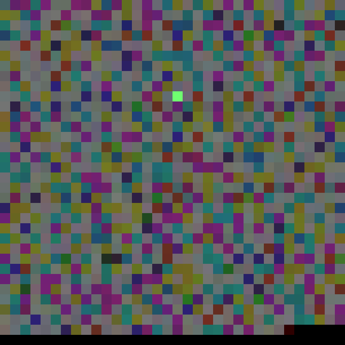 worksbystuart's tweet photo. The #dada manifesto represented in RGB pixels, where each text character is converted to an ASCII value, and three consecutive characters make a colored pixel. The first #nft in the #text2rgb series. On @opensea at https://t.co/l7FalbvOK8 #nftartist #conceptualart #pixelart https://t.co/uSejhzDzfQ