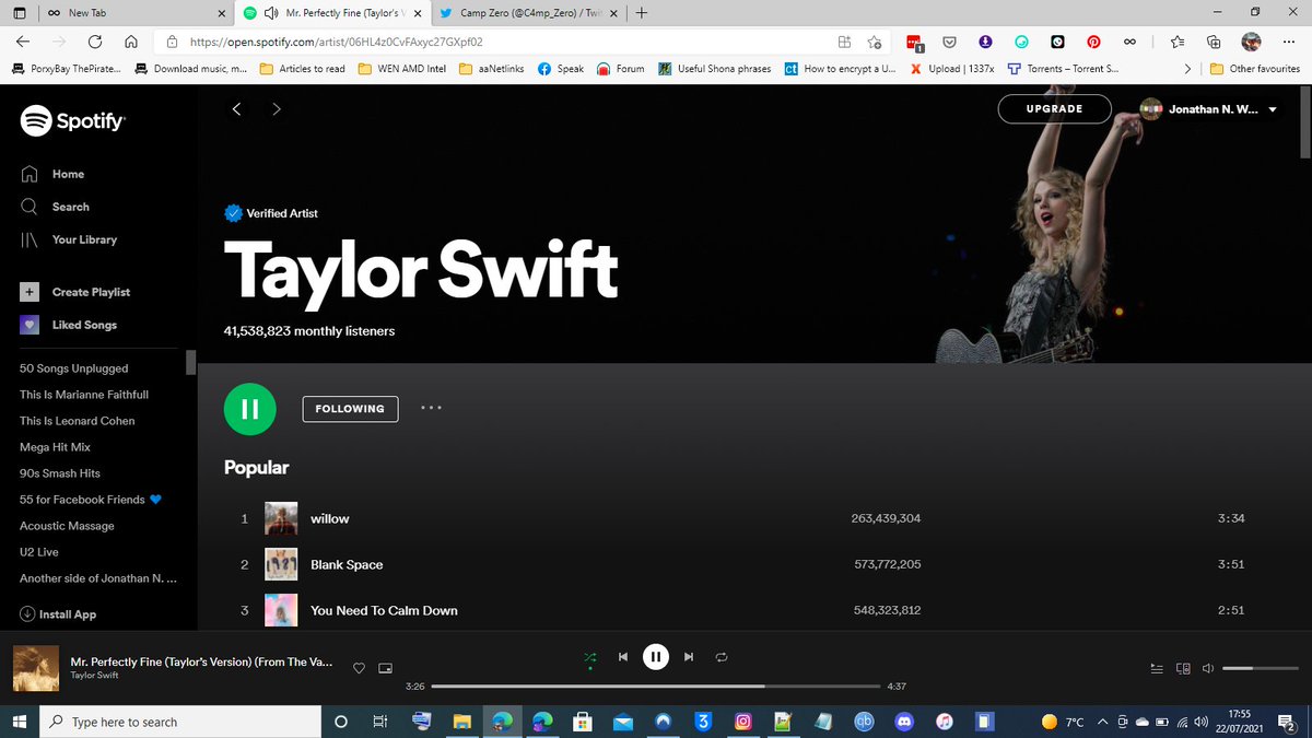 C4mp_Zero's tweet image. © Jonathan N. Wakeling

Meet me at the afterparty folks - Mr. Perfectly Fine
(Taylor's Version) - Spotify

Tweet

Game over Mr. President @POTUS SIR