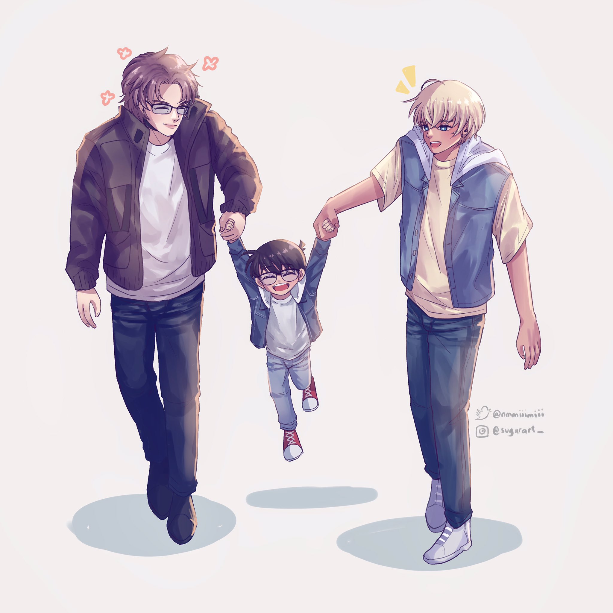ミミ 🐱😈 в X: „A happy family 💖 #安室透 #降谷零 #沖矢昴