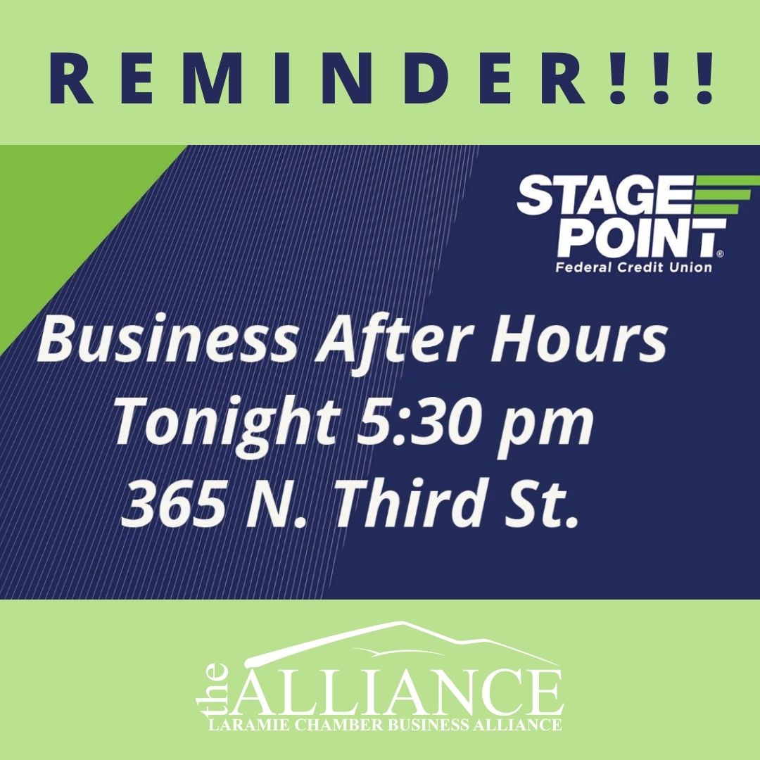 Join us for BAH tonight at Stage Point Federal Credit Union! 💚💙💙💚