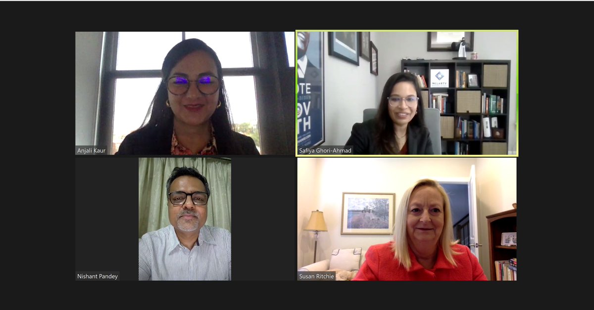 USISPF &amp; <a href="/AIFoundation/">American India Foundation</a> 
co-hosted a robust CSR discussion with Änjali Kaur, Deputy Asst. Administrator <a href="/USAIDAsiaHQ/">USAID Bureau for Asia</a> on <a href="/USAIDAsia/">USAID Asia</a>'s priorities &amp; initiatives in India. Thanks <a href="/GhoriAhmad/">Safiya Ghori-Ahmad</a> <a href="/McLartyAssoc/">McLarty Associates</a> for moderating a terrific session <a href="/nishant_AIF/">Nishant Pandey</a>