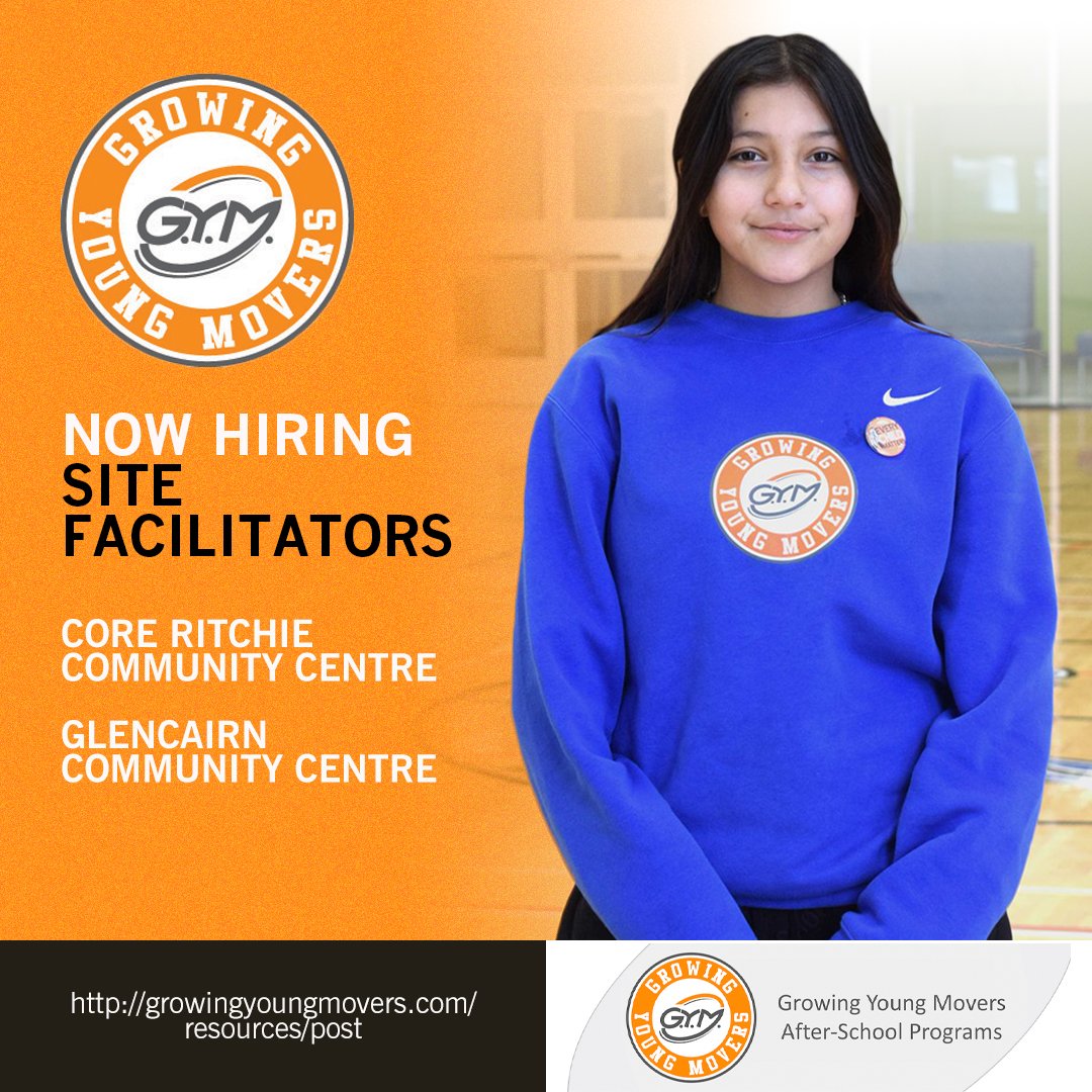 The <a href="/gymovers/">Growing Young Movers</a> are expanding their after-school programming and are looking for site facilitators to coordinate their new locations in the city

Application deadline is on 7/31/2021

➡️Submit a cover letter with resume 
including three references at
gym@growingyoungmovers.com
